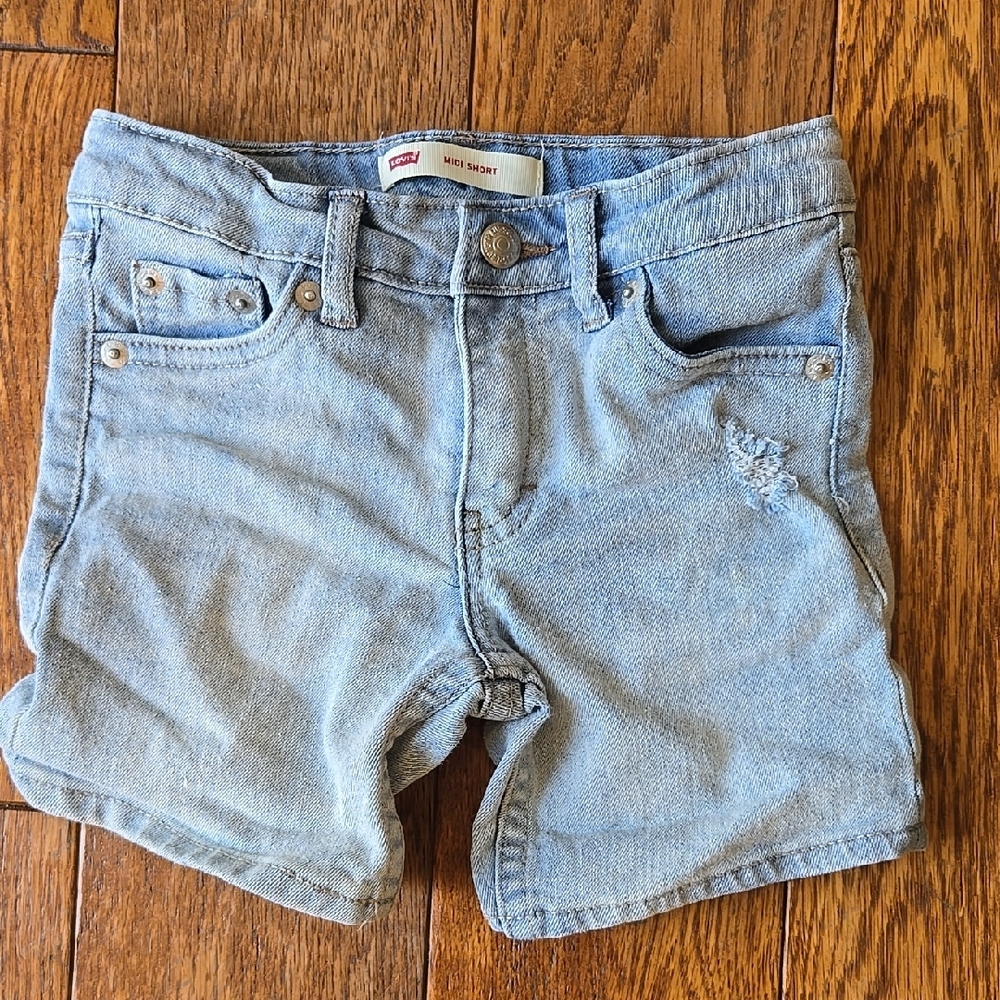 Levi's Blue Denim Cut-Off Shorts